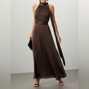 Sachin + Babi Brown Kayla Gown, 12 (flaw)